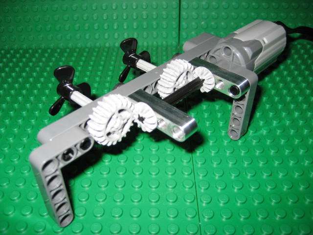 Gearbox constructed using End threaded liftarm